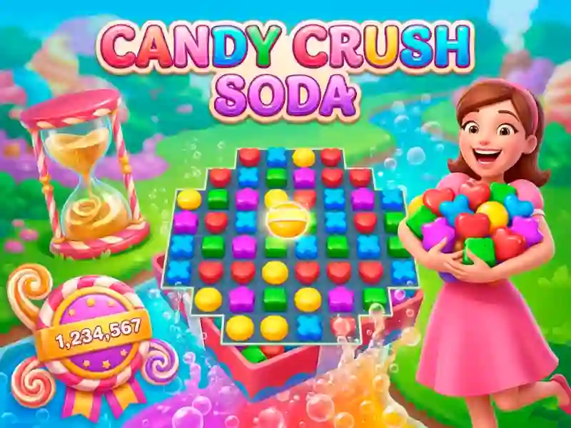 Cluiche Candy Crush Soda ar líne