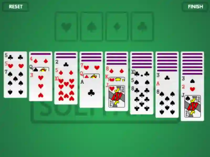 Cluiche Solitaire ar líne
