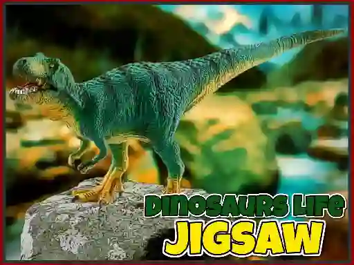 Cluiche Dinosaurs Life Jigsaw ar líne