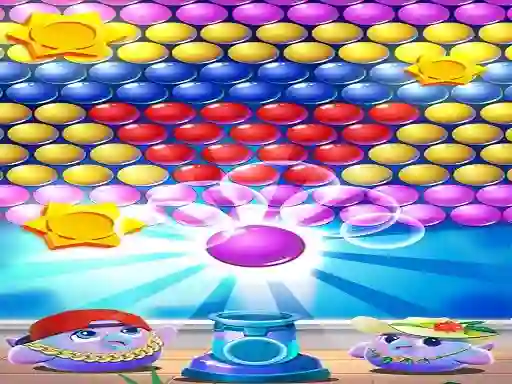 Cluiche Bubble Shooter Deluxe ar líne