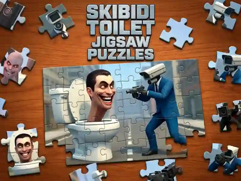 Cluiche Skibidi Toilet Jigsaw Puzzles ar líne