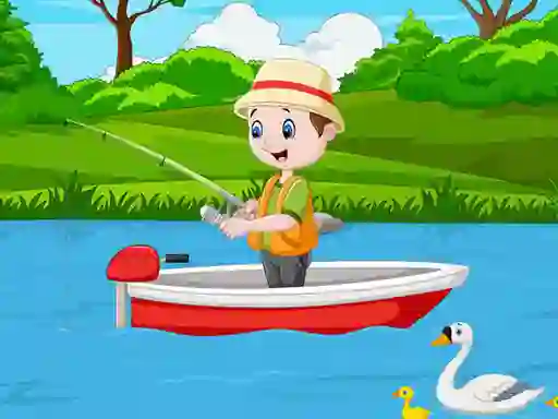 Cluiche Fishing Jigsaw ar líne