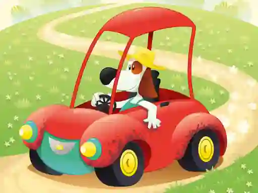 Cluiche Funny Animal Ride Difference ar líne