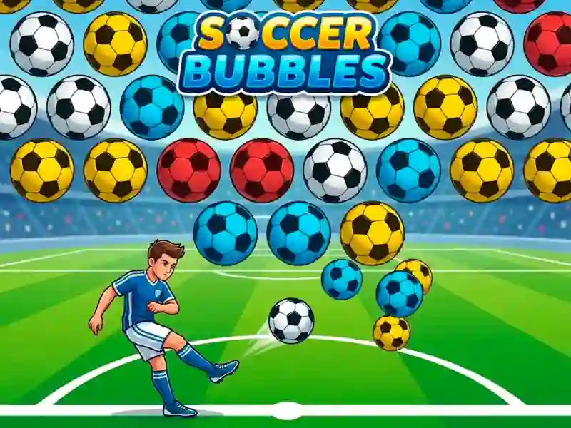 Cluiche Soccer Bubbles ar líne
