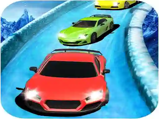 Cluiche Water Slide Car Racing Sim ar líne