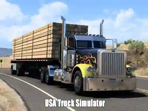 Cluiche USA Truck Simulator 2024 ar líne