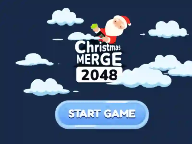 Cluiche Christmas Merge 2048 ar líne