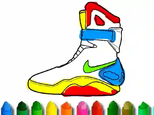 Cluiche Back To School: Shoe Coloring ar líne