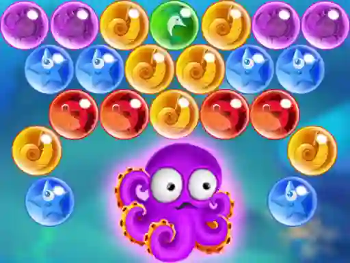 Cluiche Ocean Bubble Shooter ar líne