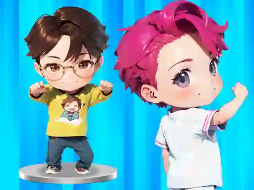Cluiche BTS Chibi Claw Machine ar líne