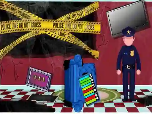 Cluiche Crime House Escape ar líne