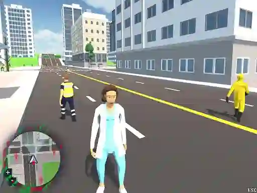 Cluiche Virus Simulator ar líne