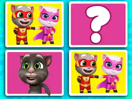 Cluiche Talking Tom Match'Up ar líne