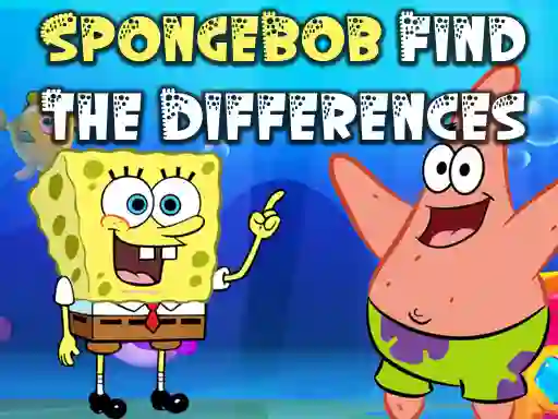 Cluiche SpongeBob Find The Differences ar líne