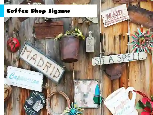 Cluiche Coffee Shop Jigsaw ar líne