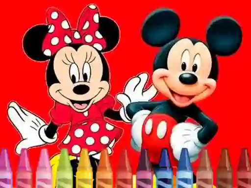 Cluiche Mickey Mouse Coloring ar líne