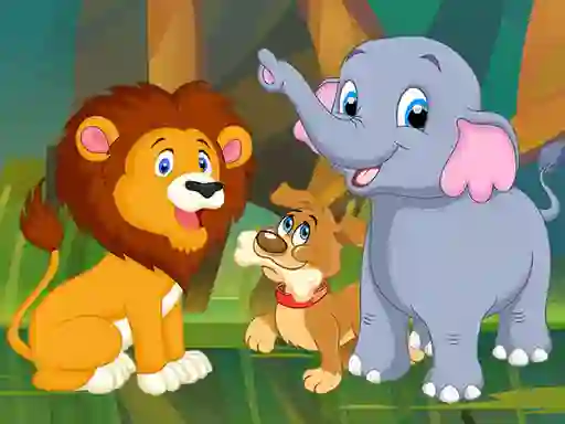 Cluiche Animal Puzzles ar líne