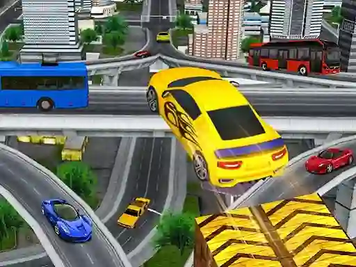 Cluiche Crazy Car Impossible Stunt Challenge Game ar líne