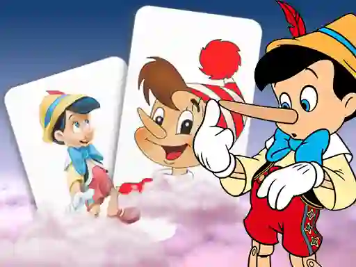 Cluiche Pinocchio Memory card Match ar líne