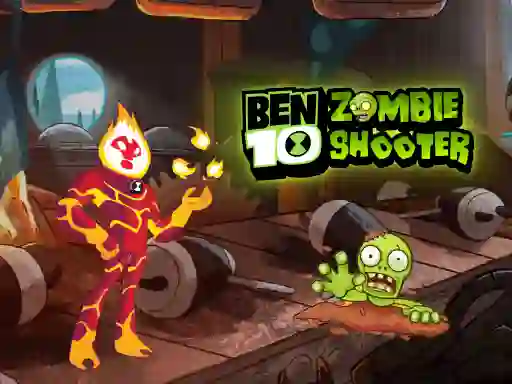 Cluiche Ben 10 Zombie Shooter ar líne