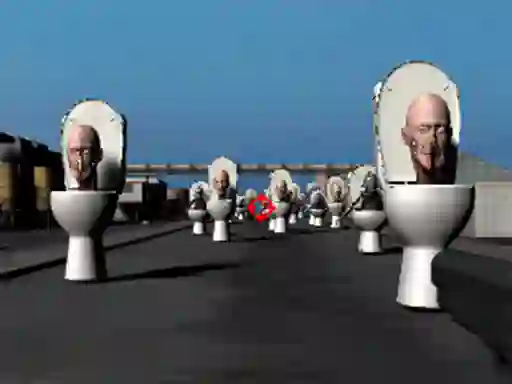 Cluiche Hunt Skibidi Toilet ar líne