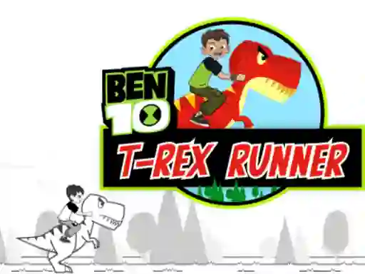 Cluiche Ben 10 T-Rex Runner ar líne