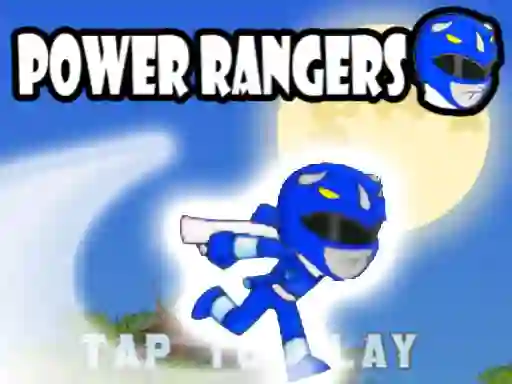 Cluiche Blue Ranger High Jump ar líne