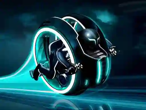 Cluiche Cyber Tron biker ar líne