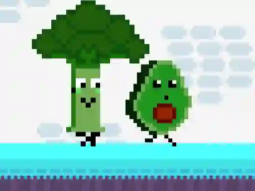 Cluiche Cat Chef vs Fruits - 2 Player ar líne