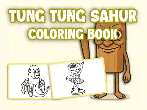 Cluiche Tung Tung Sahur Coloring Book ar líne