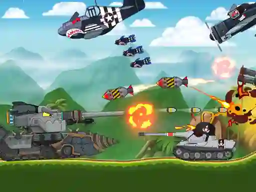 Cluiche Tank Battle Tank War ar líne