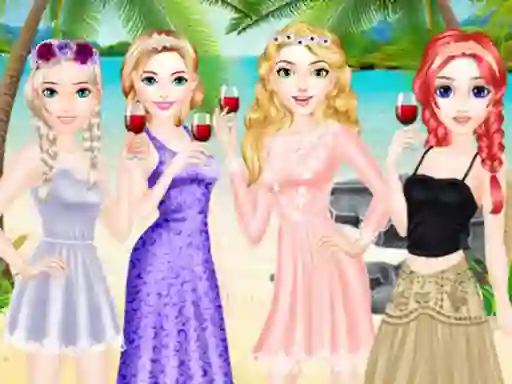 Cluiche School Graduation Beach Party ar líne