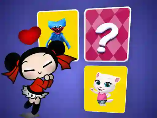 Cluiche Pucca Memory Card Match ar líne