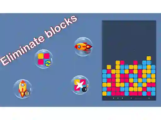 Cluiche Block Elimination ar líne
