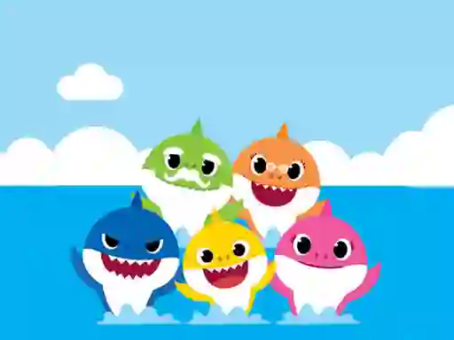 Cluiche Baby Shark Coloring ar líne