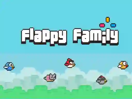 Cluiche Flappy Family ar líne