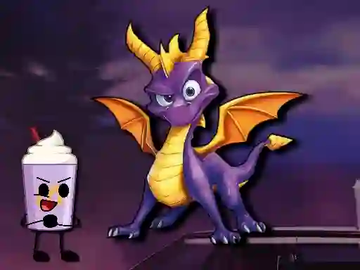 Cluiche Flappy Spyro Grimace ar líne