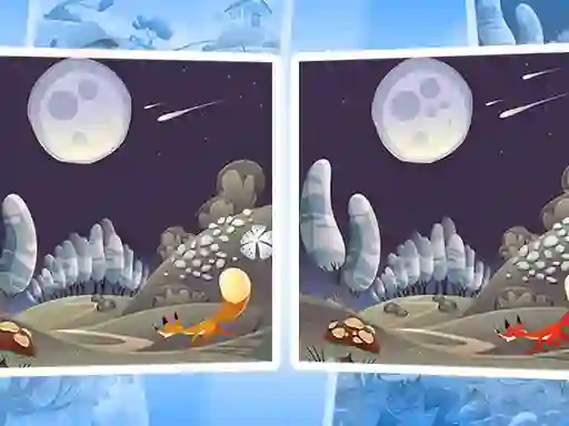 Cluiche Find Seven Differences ar líne