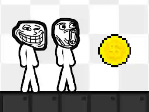 Cluiche Troll Stick Face Escape ar líne
