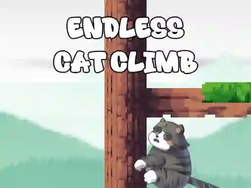 Cluiche Endless Cat Climb ar líne