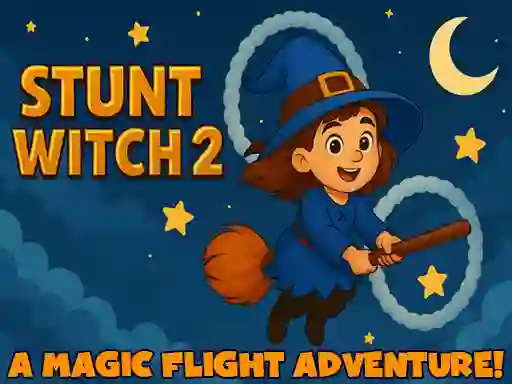 Cluiche Stunt Witch 2 ar líne