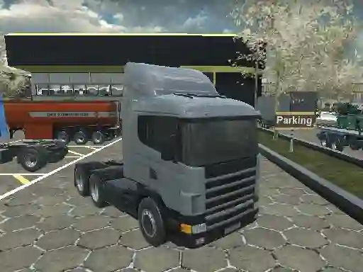 Cluiche American 18 Wheeler Truck Sim ar líne
