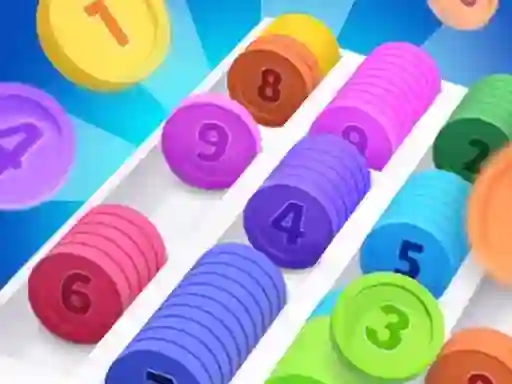 Cluiche Coin Sort Puzzle ar líne