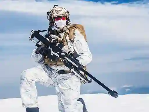 Cluiche Snow Sniper ar líne