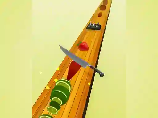 Cluiche Perfect Fruit Slicer - Chop sl ar líne