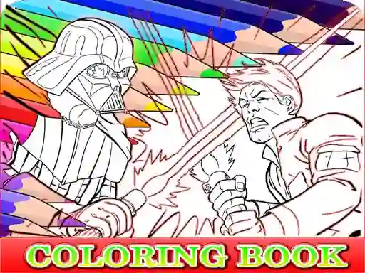 Cluiche Coloring Book for Darth Vader ar líne