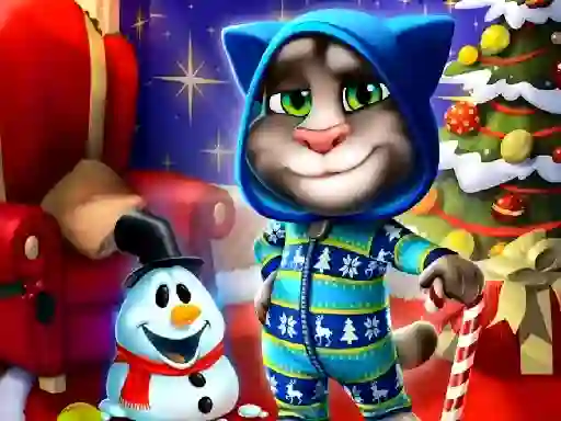 Cluiche Christmas Tom Spot The Difference ar líne