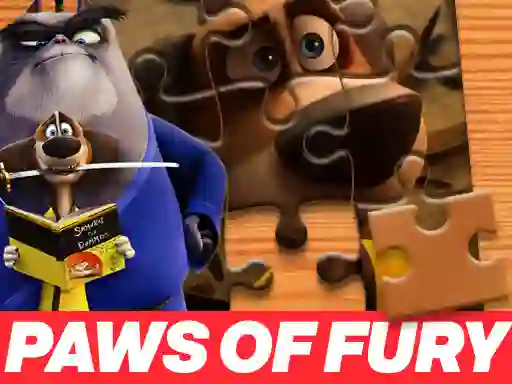 Cluiche Paws of Fury The Legend of Hank Jigsaw Puzzle ar líne