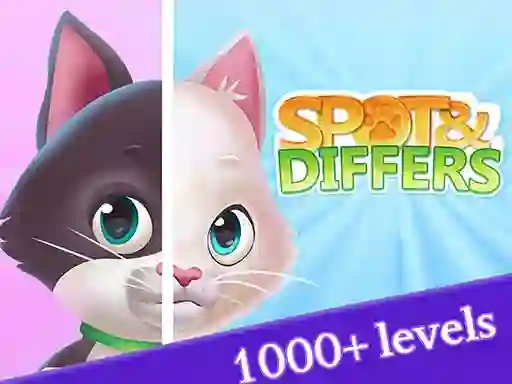 Cluiche Spot&Differs ar líne