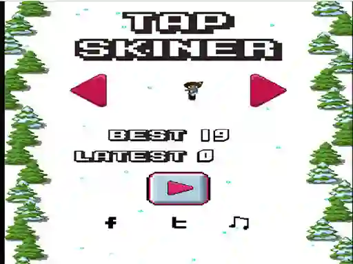 Cluiche Tap Skier ar líne